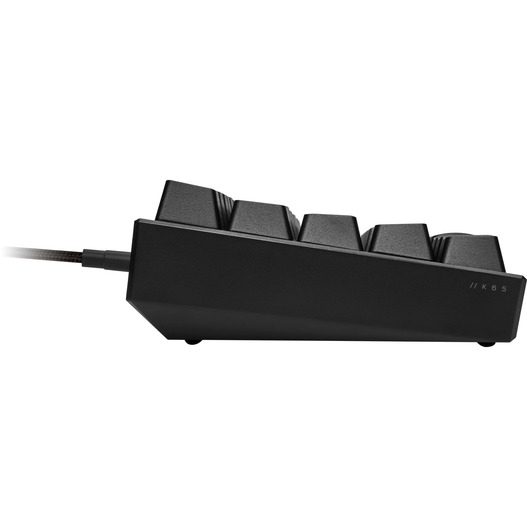 Corsair K65 RGB MINI 60% Mechanische Gaming-Tastatur (Anpassbare RGB-Beleuchtung einzelner Tasten, CHERRY MX SPEED-Tasten, PBT-Double-Shot-Tastenkappen, AXON-Technologie) QWERTZ, Schwarz 9