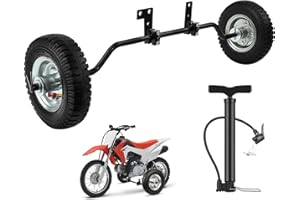 HARSIRE Upgrade Dirt Bike Training Wheels Compatible with honda CRF50 XR50 Z50 razor MX500 MX125 MX400 yamaha PW50 TTR50 ktm 50cc Mini Senior Adenture (Only Wheels and Accessories, Not Including Motorcy)