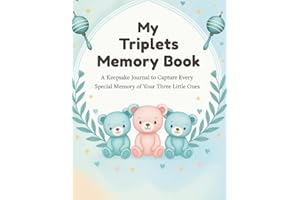 Triplet Memory Book: one Baby Girl and two Baby Boys