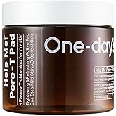 ONE-DAY’S YOU Help Me! Pore-T Toner Pads | Daily Pore Care & Moisturizing Korean Skincare | 60 Pads | Low Acidity & Pore Improving Formula