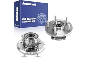 AutoShack Front Wheel Hub Bearing Assemblies with ABS Replacement for 2009-2020 Dodge Journey 2-PC