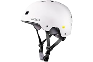 OutdoorMaster MIPS Skateboard Cycling Helmet for Adults - Lightweight, Ventilated Multi-Sport Helmet with Two Removable Liners for Scooter, Roller Skating, Inline Skating, Rollerblading