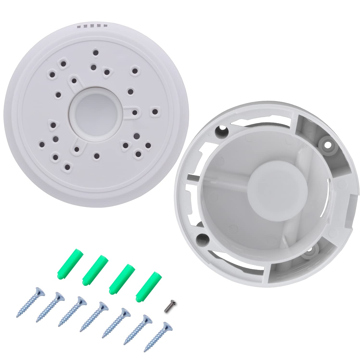 Universal Junction Box for Bullet Security Camera, Plastic Waterproof Junction Box Mount Bracket, Indoor/Outdoor Wall Ceiling Mount Hide Cable Junction Base Boxes for Arlo and Reolink Solar Panel