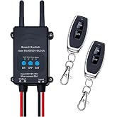 FUAUJUE 12V DC Remote Control Switch Bluetooth Wireless Remote Switch | Bluetooth Control Switch,30A Wireless Relay Switch 328Ft, for Garage Door,Pump,Home Automation(LY)