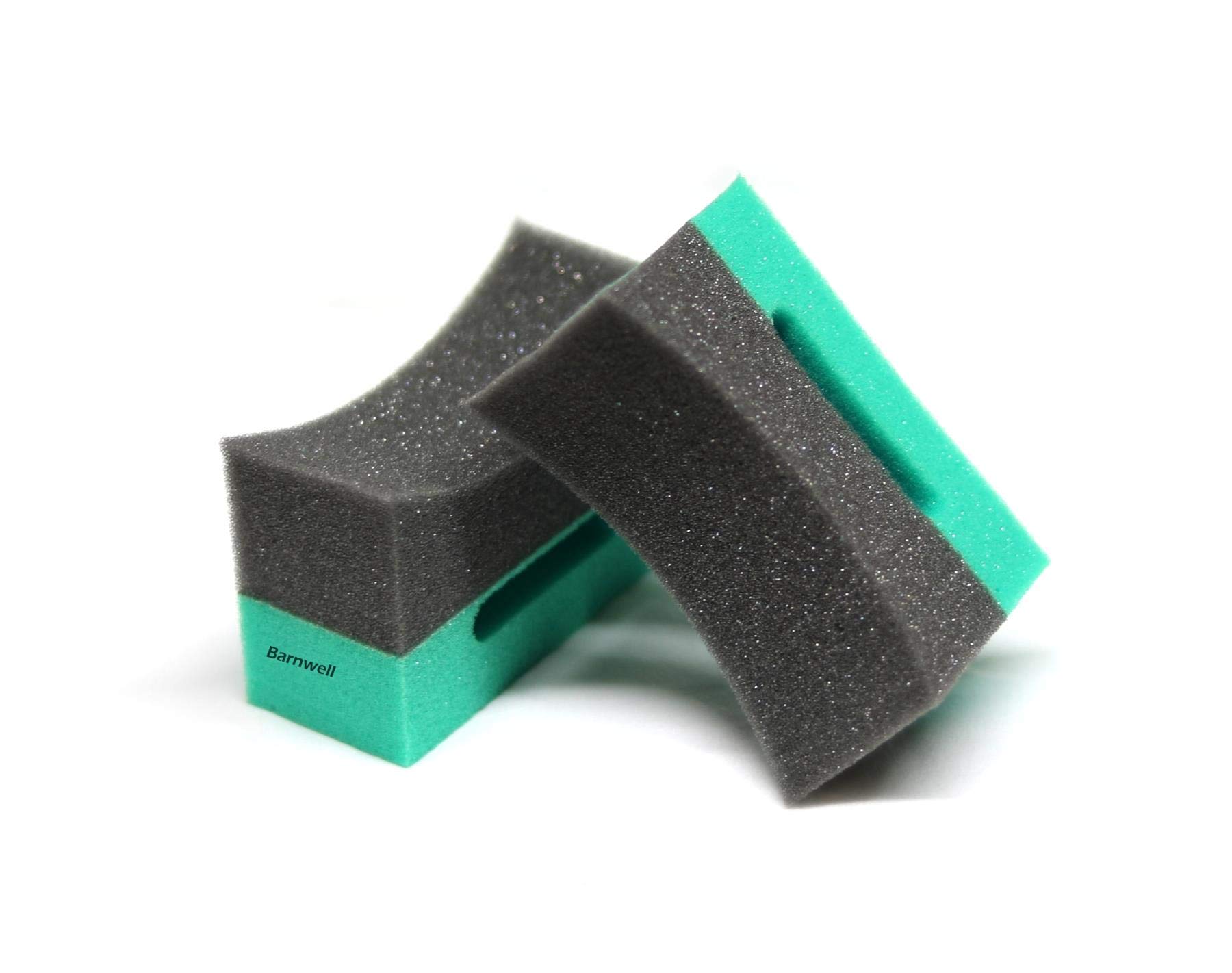 Barnwell Tyre Shine Dressing Curved Applicator Pads Pack of 2