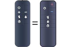 RETROSUN Replacement Remote Control for Whalen Electric Fireplace Heater WSLWFP48-5 WSLWFP54-6 MNFP48ES23GA MNFP48ES23CA MNFP60ES26GA MNFP60ES26CA BJFP60-3 WMFP68EC-24ES WMFP68EC-24WH
