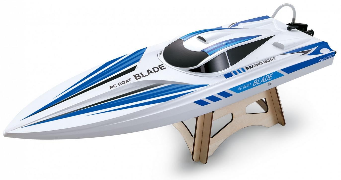 Amewi Blade Mono RC Motor Boat RTR 670 mm, White/Blue