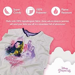 Disney Girls' Descendants 3-Piece Loose-Fit Pajamas