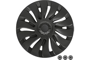 SIGLIN 2025 Wheel Covers for Tesla Model Y Accessories 2024 19 Inch 4 Pcs Rim Protector Wheel Cover Replacement Compatible with Tesla Y 2024 2023 2022 2021, not fit for Model Y Juniper 2026