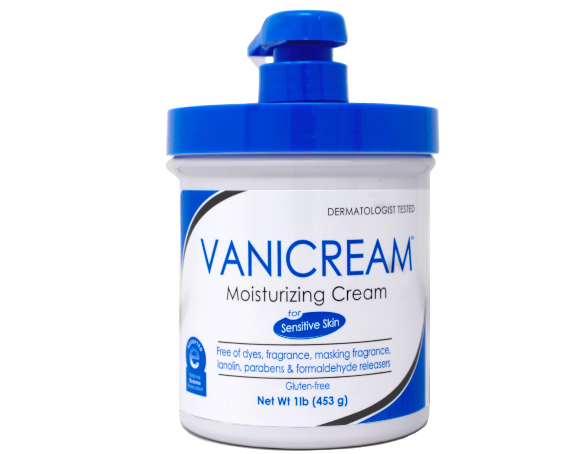 Photo 1 of Vanicream Moisturizing Skin Cream with Pump Dispenser (16 oz)
