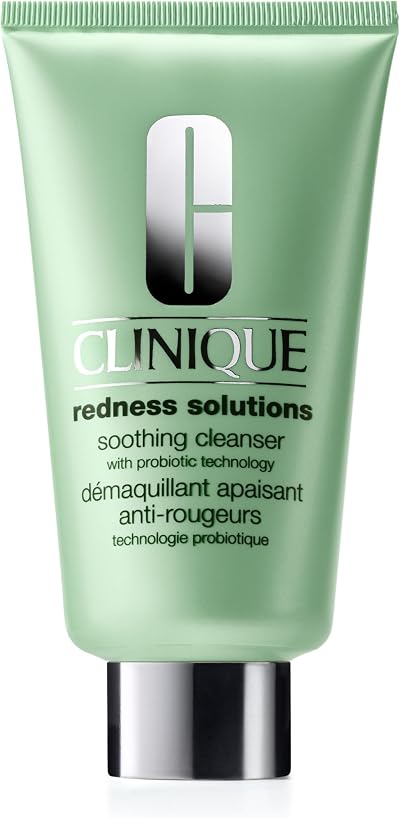 Clinique Redness Solutions Soothing Oil Free Cream Face Cleanser Rosacea 150ml