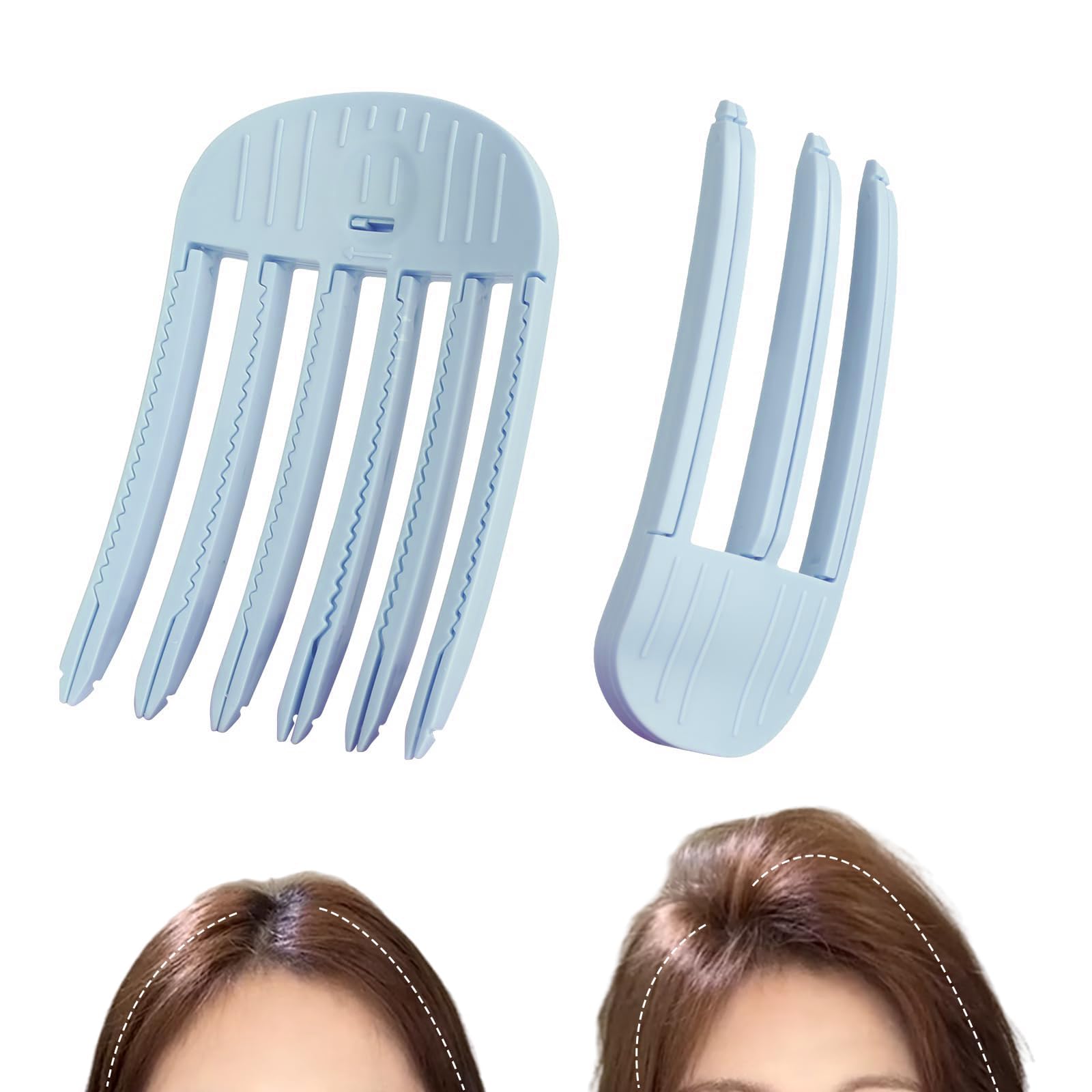 TELAIN Wind Shaping Comb Set 2 Pieces, Volume Comb for Effortless Hair Styling, Unisex Hair Tool for Voluminous and Beautiful Pony Hairstyles in Minutes