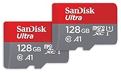 SanDisk 128GB (2-Pack) Ultra microSDXC UHS-I Memory