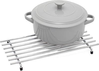 simplywire Trivet Large Heat Resistant Chrome Kitchen Worktop Protector