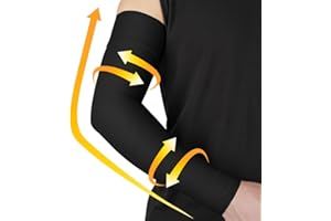 beister Medical Compression Arm Sleeve for Men Women（Single）, 20-30 mmhg Full Arm Support for Pain Relief, Lymphedema
