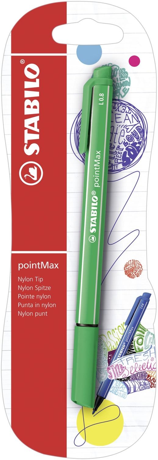 STABILO Nylon Tip Writing Pen pointMax - Green