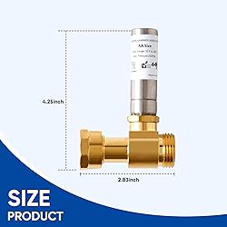 SECKWHALE, Stainless Steel Water Hammer Arrestor