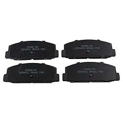 TRQ Rear Brake Pads Ceramic Compatible with
