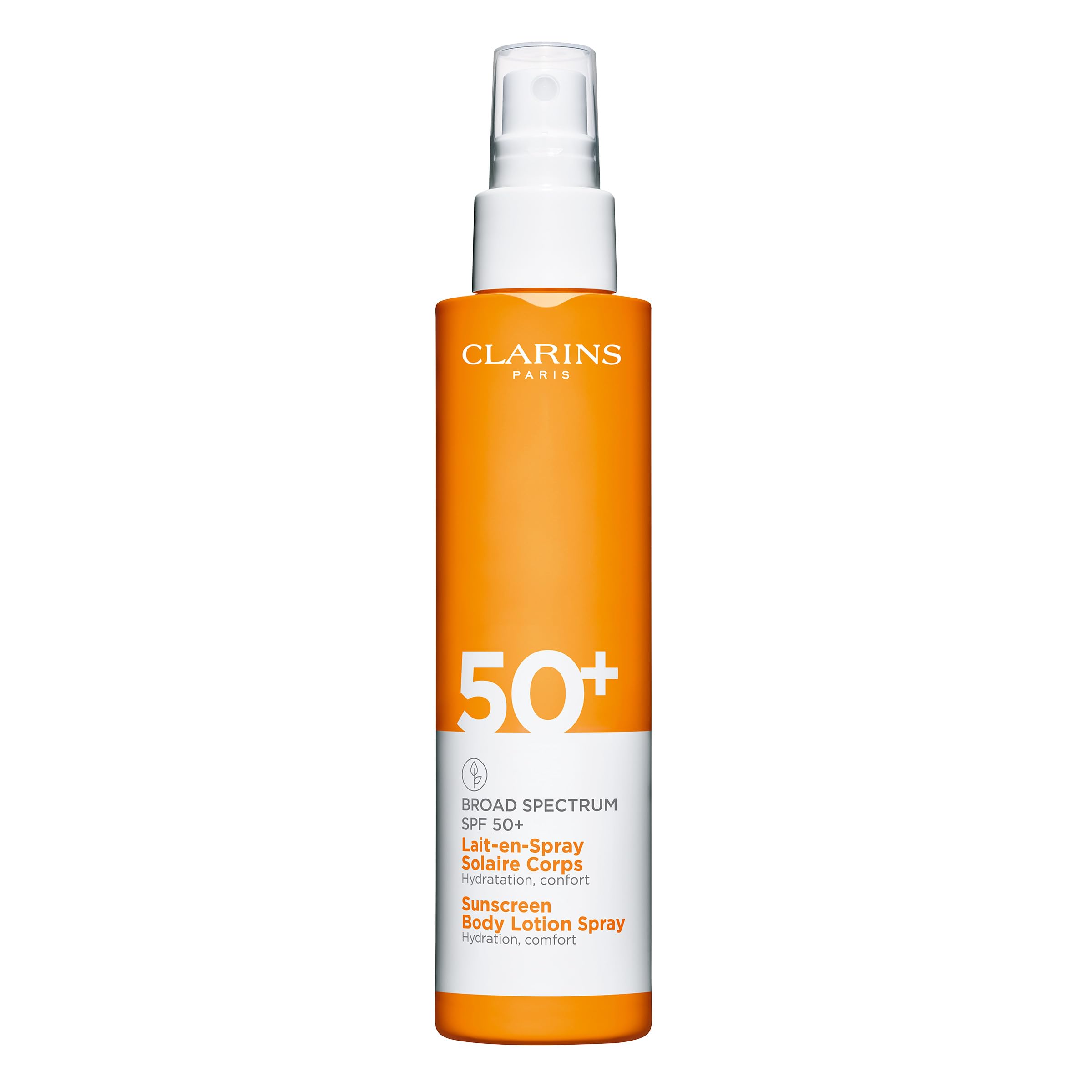 Photo 1 of Clarins Body Sunscreen Lotion Spray | Broad Spectrum SPF 50+ | UVA/UVB Protection | Lightweight and No White Cast | Enriched with Antioxidants | All Skin Types, including Sensitive Skin | 5 Ounces