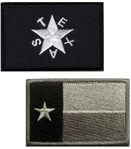 Texas Lorenzo De Zavala Flag Lone Star PVC Patch