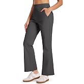 Libin Women's Golf Pants with Pockets 29"/31" Stretchy Bootcut Pants | Lightweight, Quick Dry, Breathable, High Waisted, Yoga, Casual, Work, Running