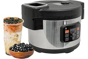 12L Automatic Pearl Tapioca Cooker for Tea & Bubble Tea & Milk Tea Touchscreen 110V