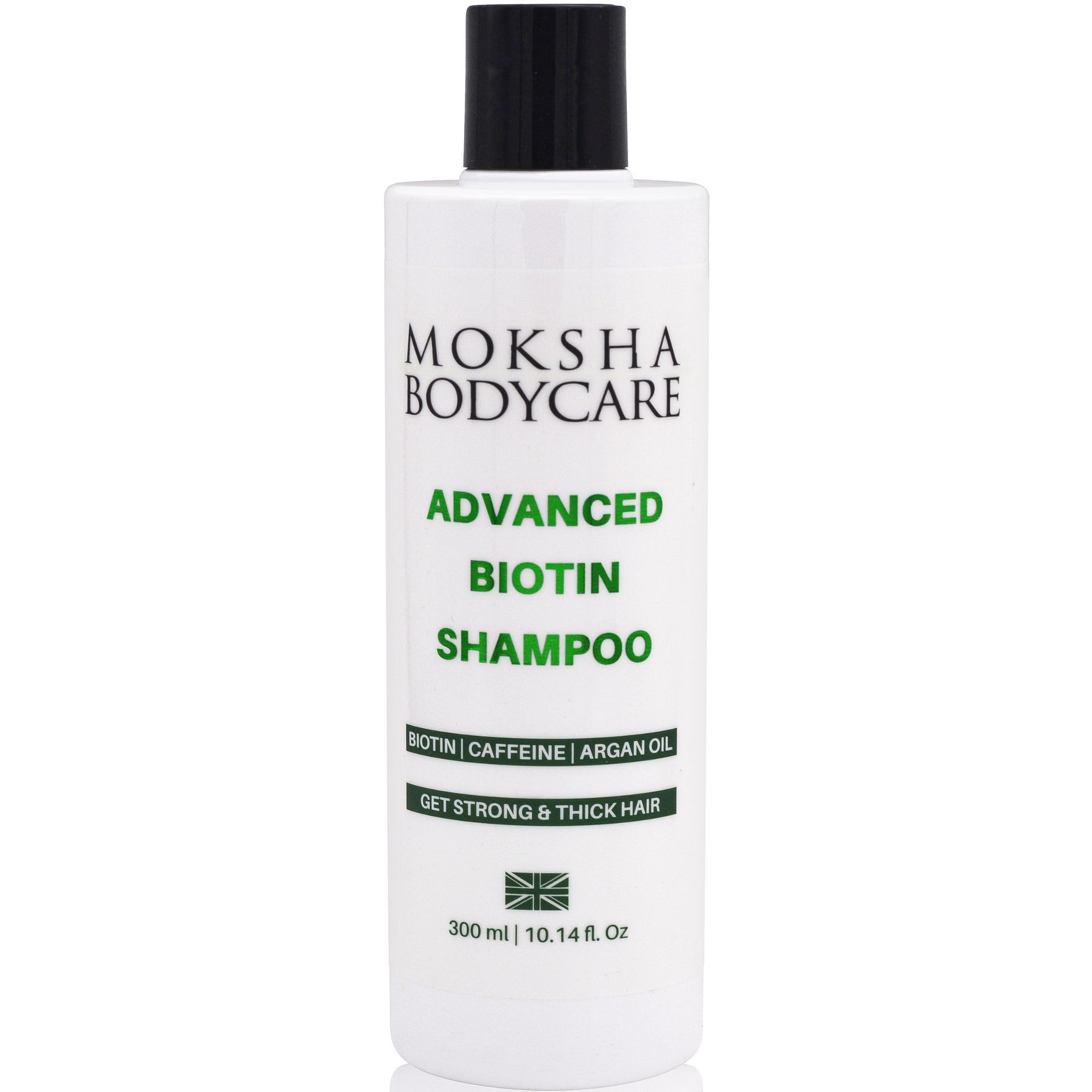 Biotin Shampoo for Thinning Hair for Women and Men - Hair Thickening with Rosemary Oil Caffeine, Biotin Hair Growth Shampoo, Paraben and Sulphate Free, 300ml — image 1
