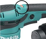 Makita BO5041/1 110V Random Orbit Sander Blue Small 2Finger Trigger view 3