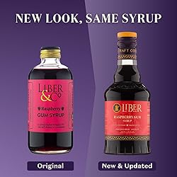 Liber & Co. Raspberry Gum Syrup (12.7 oz) - Craft
