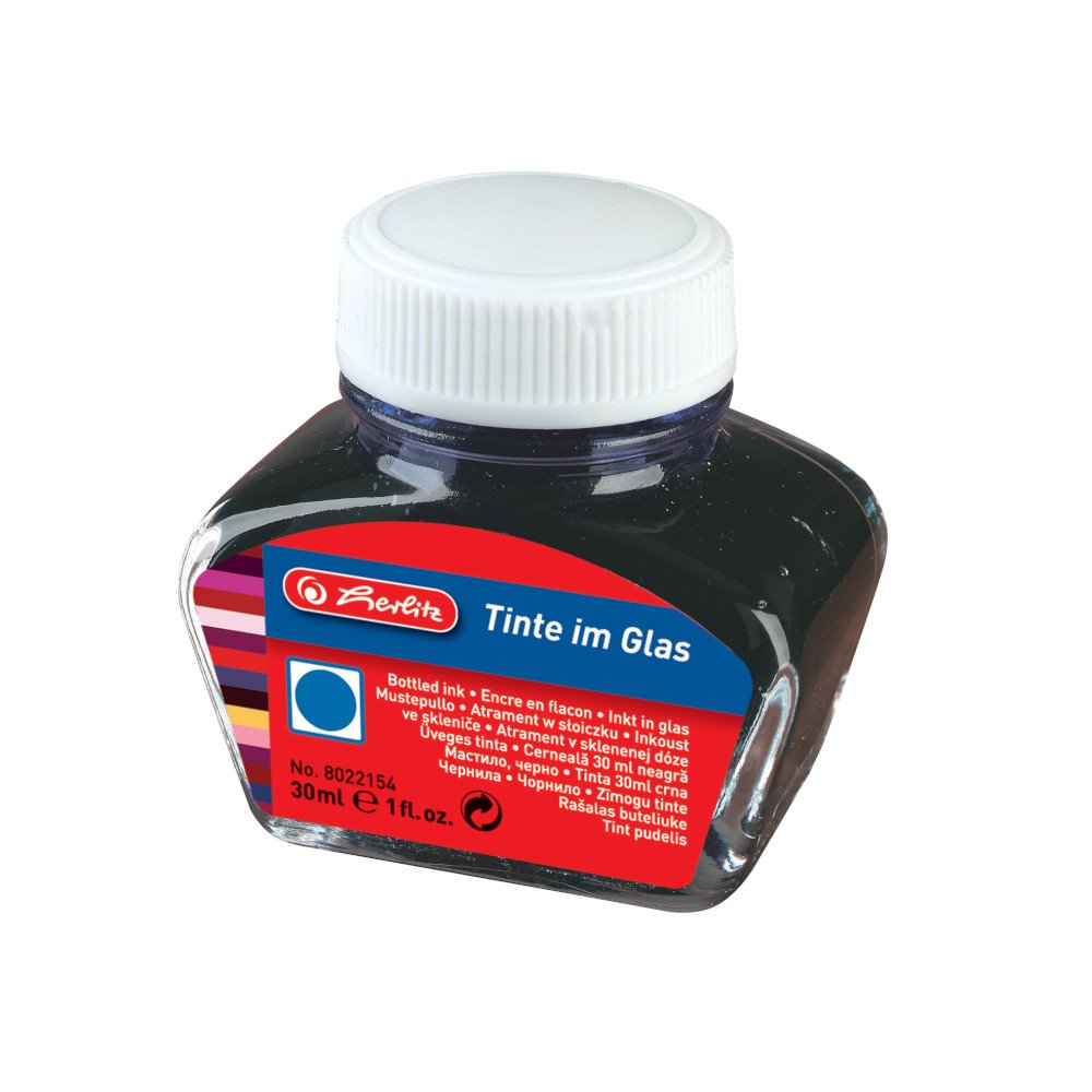 Herlitz 8022154 Ink Glass 30ml Royal Blue