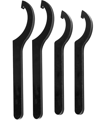 6-Piece Coilover Adjustment Wrench Set - Universal Shock Spanner Tools For Suspension Adjustment