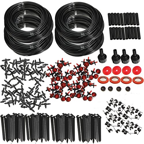 Kingso 92m micro drip irrigation kit system drip irriga…