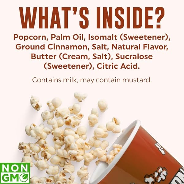 POPFULLY CINNAMON TOAST MICROWAVE POPCORN, FULLY POPS – SWEET & CRUNCHY, IDEAL FOR MOVIE TIME SNACKING – 3-PACK