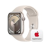 Apple Watch Series 9 GPS 45mm Starlight Aluminum Case with Starlight Sport Band - M/L with AppleCare+ (2 Years) Apple Watch Series 9 GPS 45mm Starlight Aluminum Case with Starlight Sport Band - M/L with AppleCare+ (2 Years)