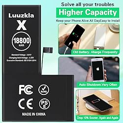 Luuzkla 18800mAh (2025 New Upgrade) Battery