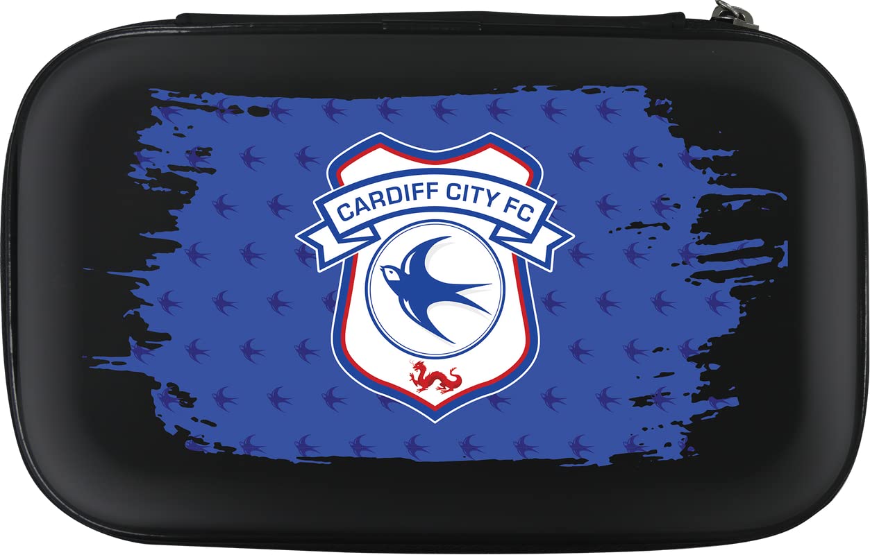 Darts Corner Officially Licensed Cardiff City Football Club Bluebirds FC Case, Bluebird, Logo (W623)