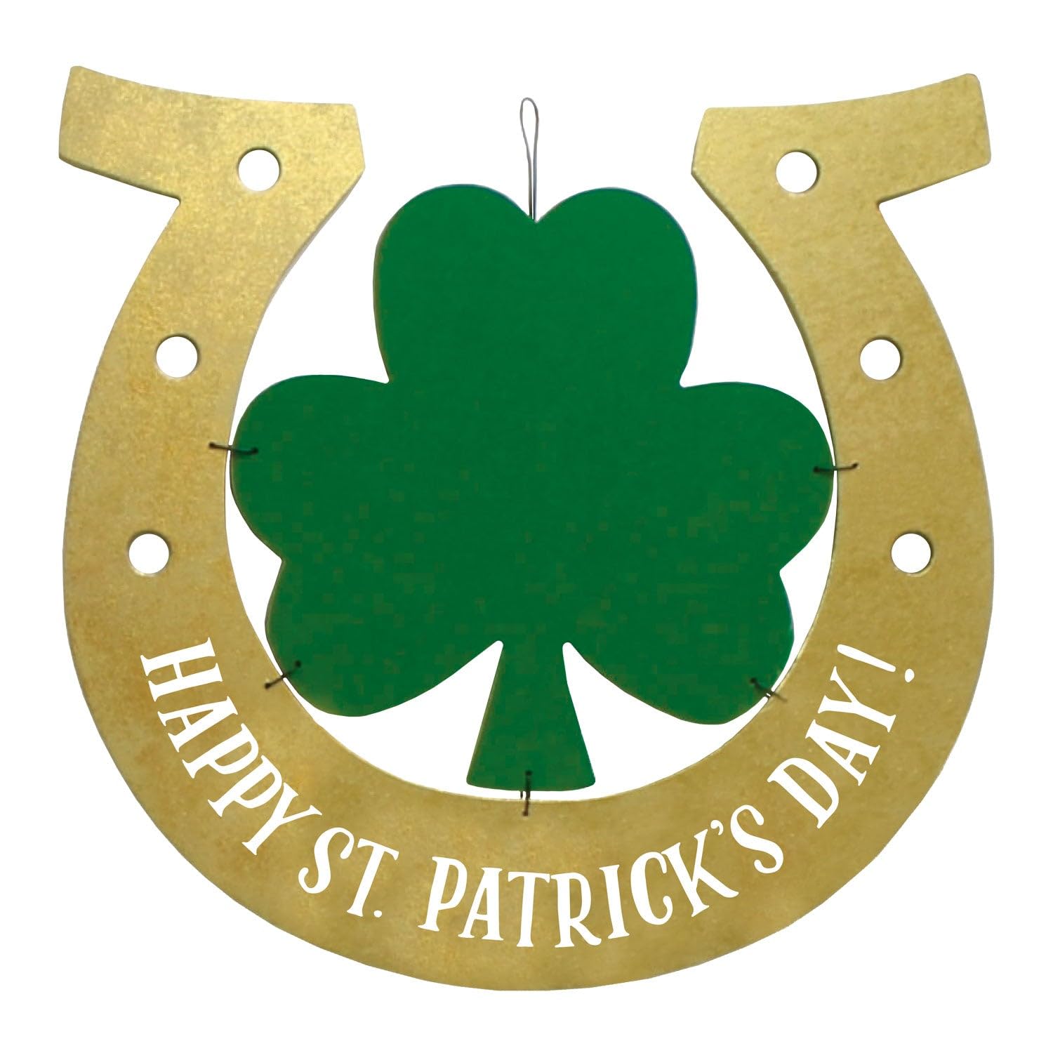 Amscan 242554 Sign Mdf Hanging Happy St Pats