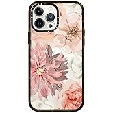 CASETiFY Impact iPhone 13 Pro Max Case [6.6ft Drop Protection] - Pretty Blush - Clear Black