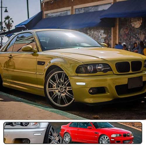 thumbnail interactive-video image 1 of Amber Bumper Side Marker Reflectors For BMW E46 M3 Coupe 2001-2006 – Left & Right 1 of 3