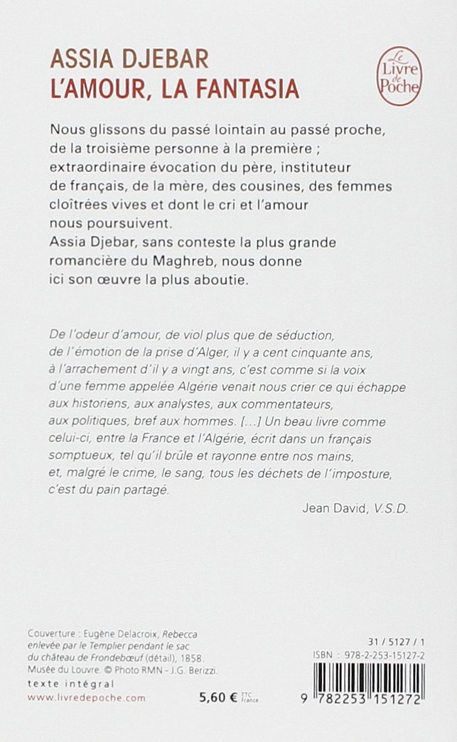 l amour la fantasia assia djebar