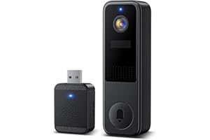Belleye DB4 2K Battery Video Doorbell, Smart Wireless Doorbell Camera with Ring Chime, Live View with Two-Way Talk, AI Detection and Real-Time Notification, Compatible with Alexa and Vicohome