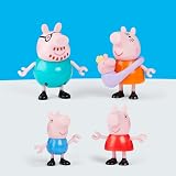 Peppa Pig Peppa’s Family Figure Set 5-Pack Peppa George Mummy Daddy Evie view 6