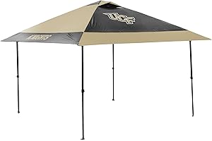 Logo Brands NCAA 12x12 Solo Up Canopy - 144 Square Feet of Shade – One-Person Easy Setup, UV-50 Protection, Rolling Storage Bag – Perfect Tent for Tailgates and Outdoor Events