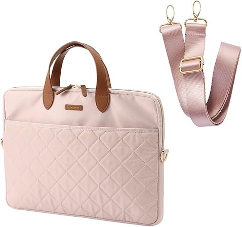 Amazon Co Jp マークス Pcバッグ レディース おしゃれ キャリングケース 持ち手付 キルティング デジタルアクセサリー ピンクベージュ Dga Cas06 Pk パソコン 周辺機器