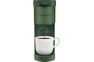Keurig K-Mini Single Serve K-Cup Pod Coffee Maker, Featuring An Ultra-sleek Design, Evergreen