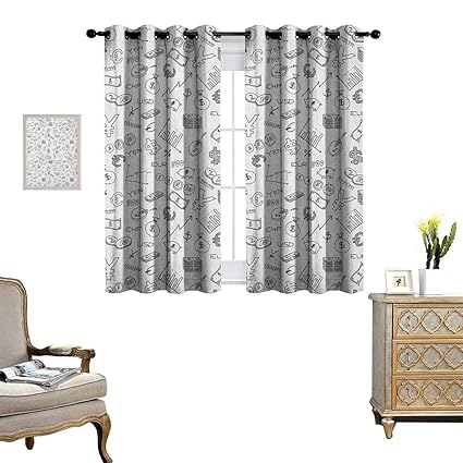 Amazon Com Warm Family Money Room Darkening Wide Curtains