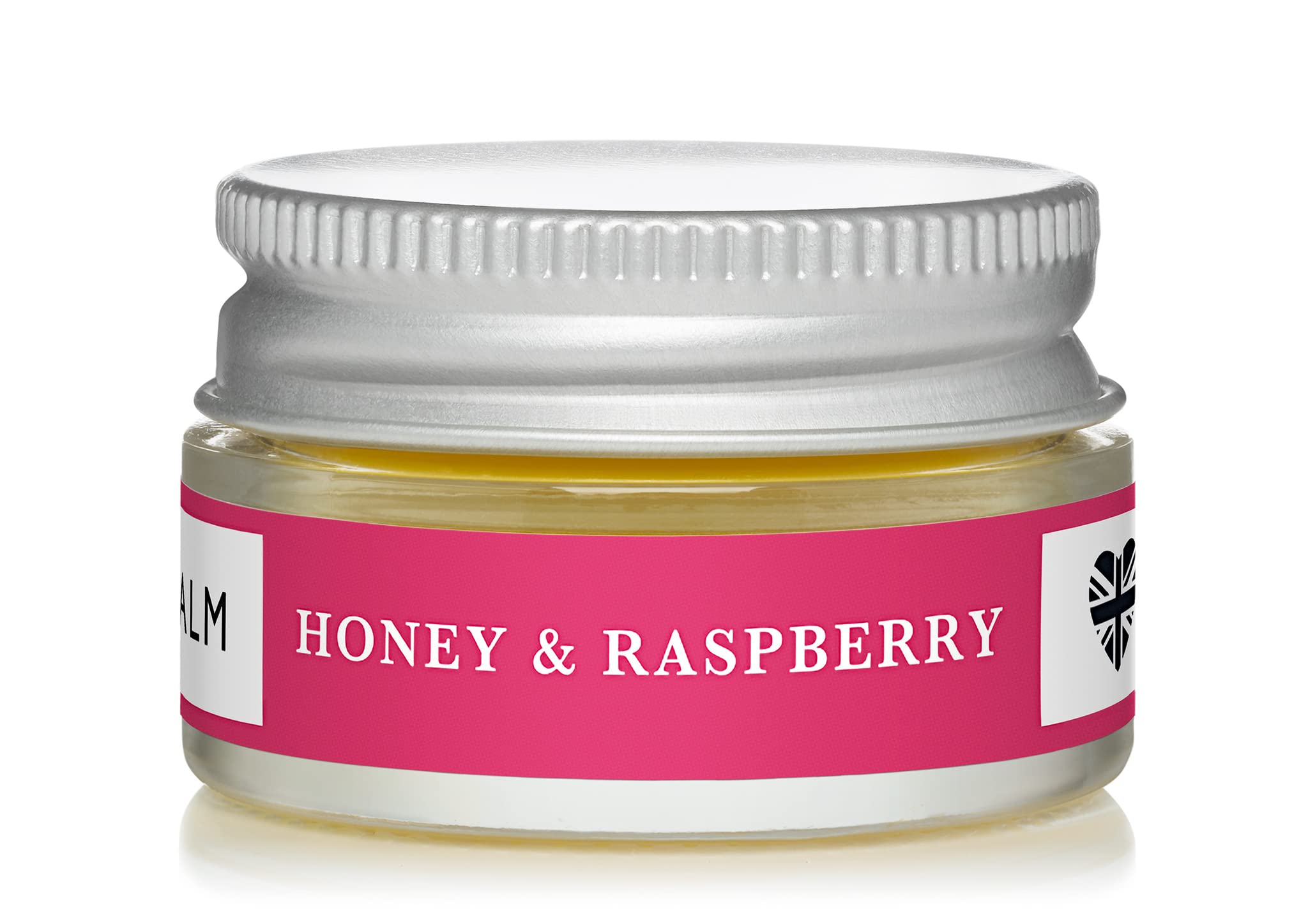 Bee Good 100% Natural Honey & Raspberry Moisturing Lip Balm with British Beeswax and Honey, 1 Jar 10g