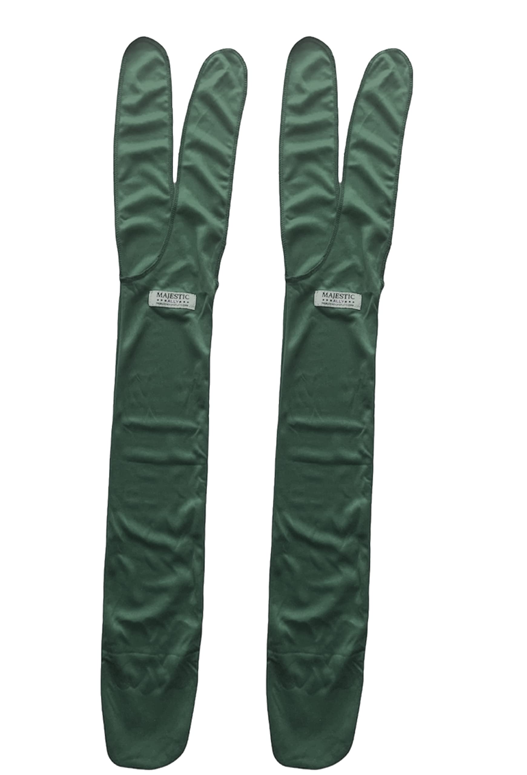 Majestic Ally Lycra Tail Bag for Horses - to Keep The Tail Clean and Protected - Set of 2 (Hunter Green)