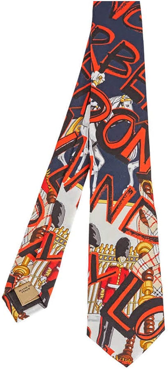 burberry print tie