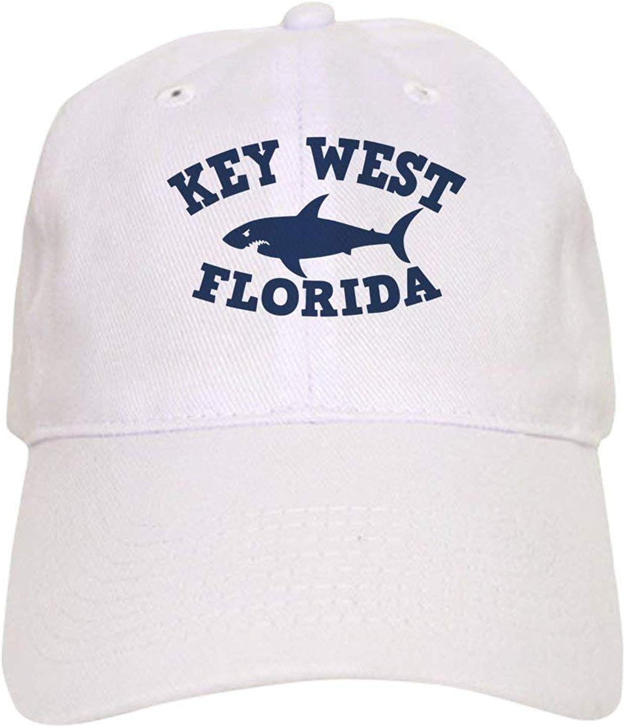 Sharking Key West - Baseball Cap with Adjustable Closure, Unique Printed Baseball Hat
